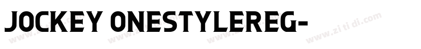 Jockey OnestyleReg字体转换